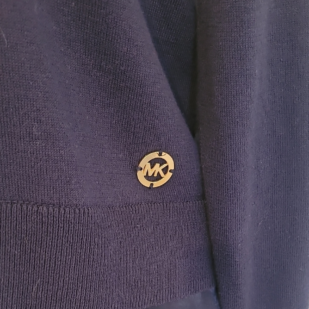 Michael Kors Deep Blue Crew Neck Sweater - Picture 5 of 5